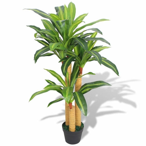 Artificial Dracaena Plant with Pot 35.4