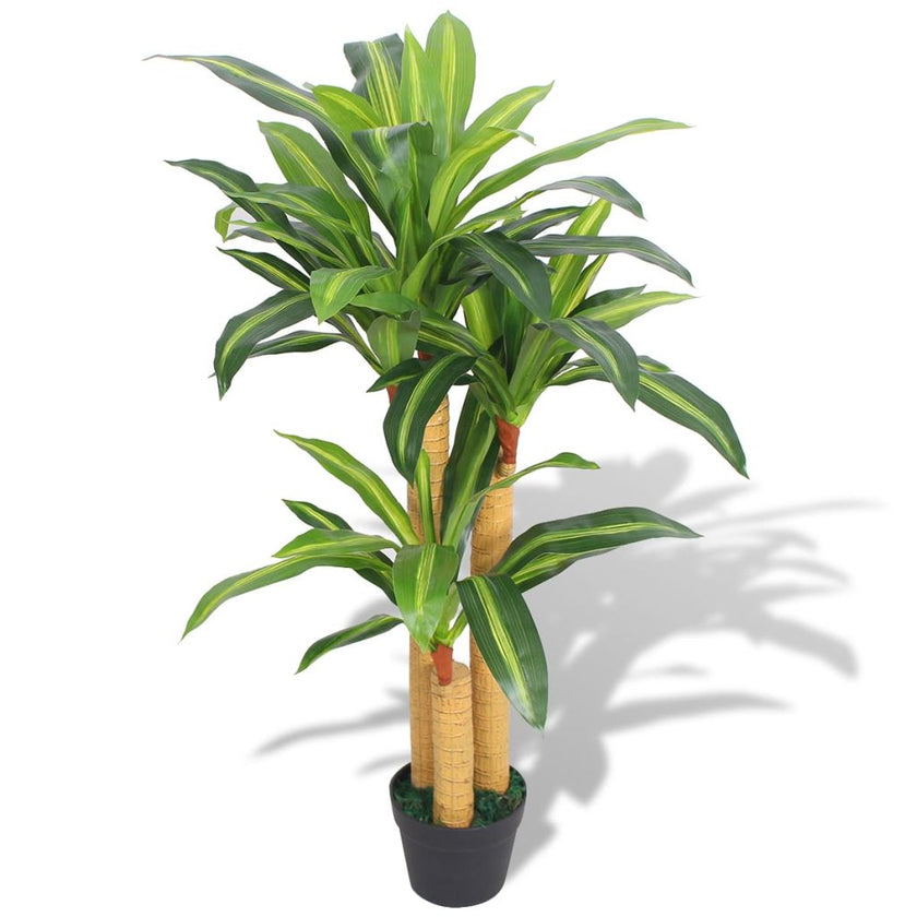 Artificial Dracaena Plant with Pot 35.4