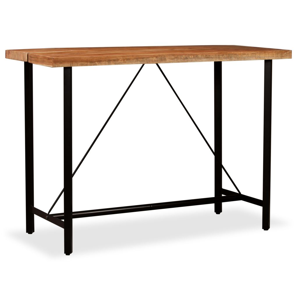 Bar Table Solid Acacia Wood 23.6