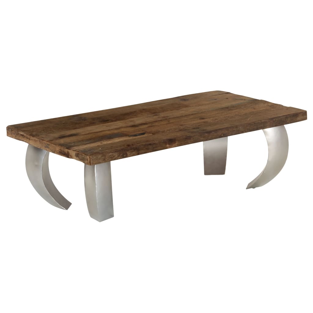 Opium Coffee Table Reclaimed Wood and Steel 31.5