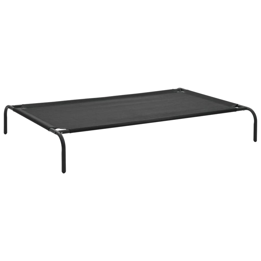 Elevated Dog Bed Black S Textilene