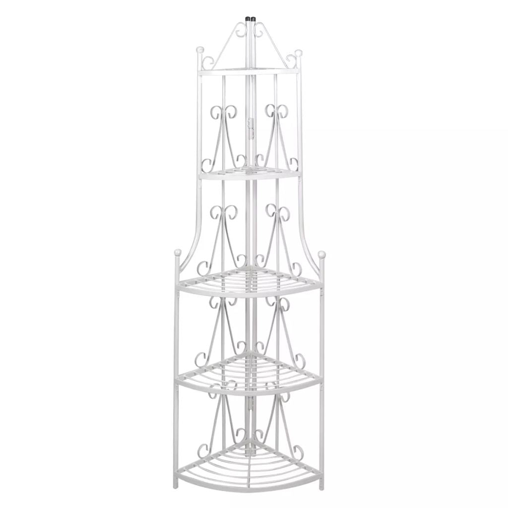 Corner Plant Rack Black 14.2