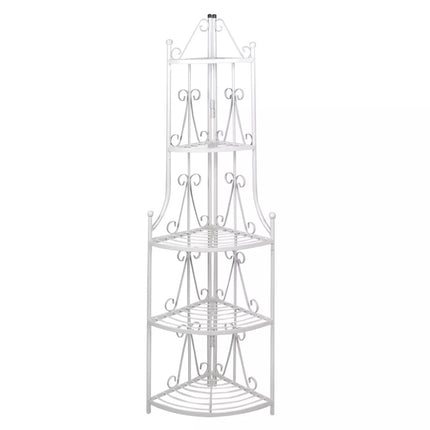 Corner Plant Rack Black 14.2