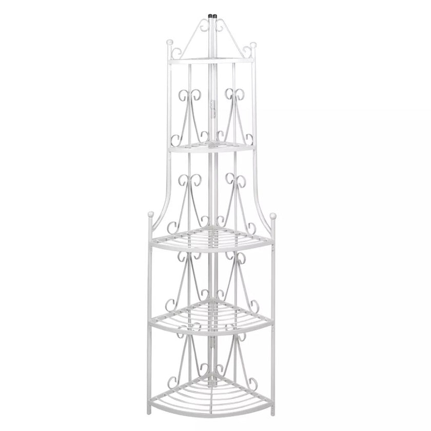 Corner Plant Rack Black 14.2