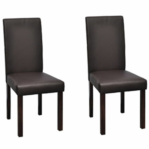 Dining Chairs 6 pcs Black Faux Leather