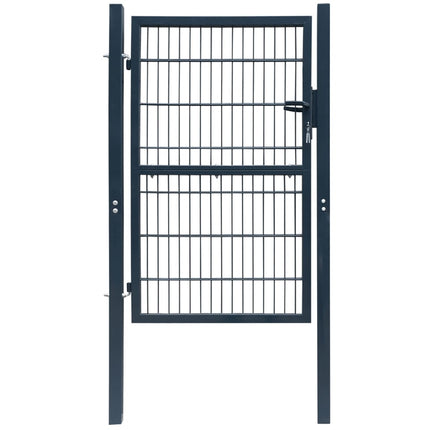Fence Gate Steel Anthracite 40.6