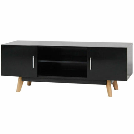 High Gloss TV Stand Cabinet Black 47.2