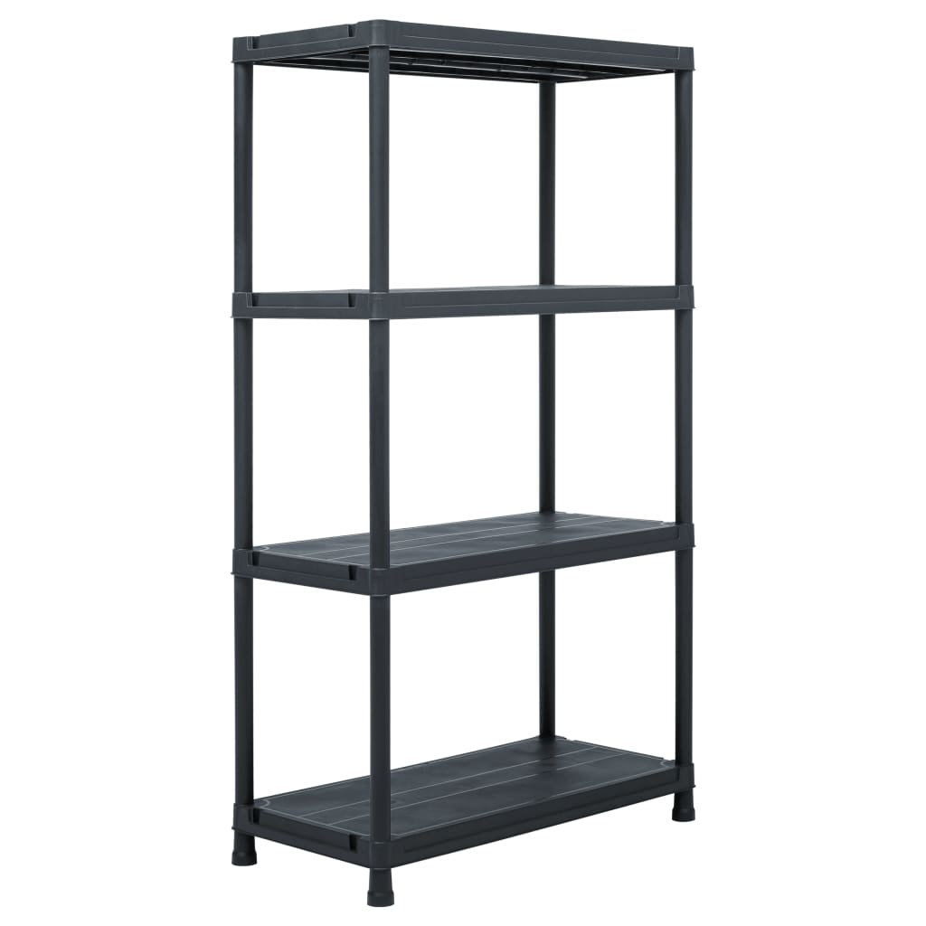 Storage Shelf Rack Black 220.5 lb 23.6