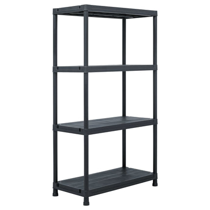 Storage Shelf Rack Black 220.5 lb 23.6