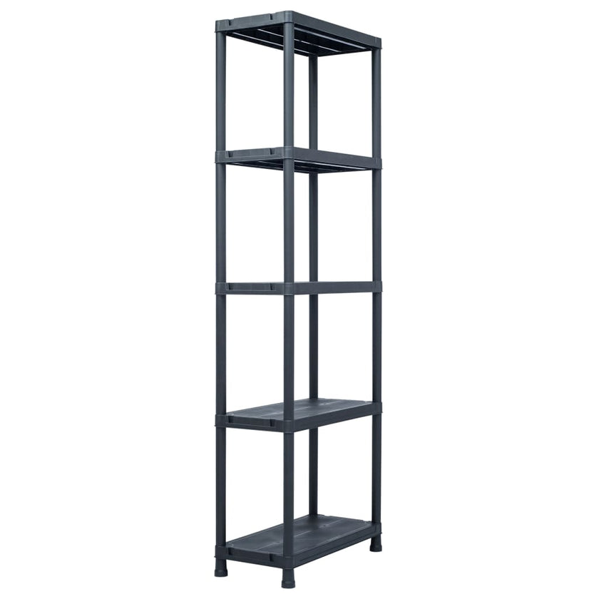 Storage Shelf Rack Black 220.5 lb 23.6