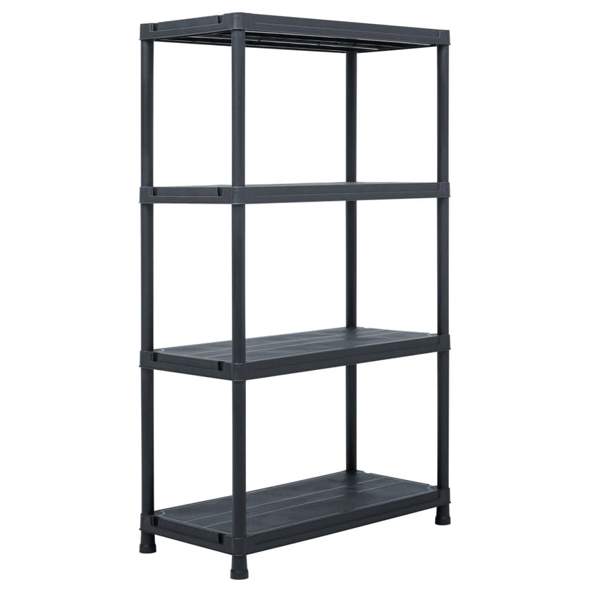 Storage Shelf Rack Black 220.5 lb 23.6