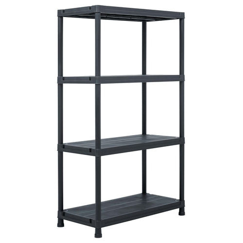 Storage Shelf Rack Black 220.5 lb 23.6