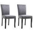 Dining Chairs 4 pcs Brown Faux Suede Leather