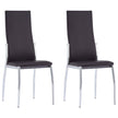 Dining Chairs 6 pcs Gray Faux Leather