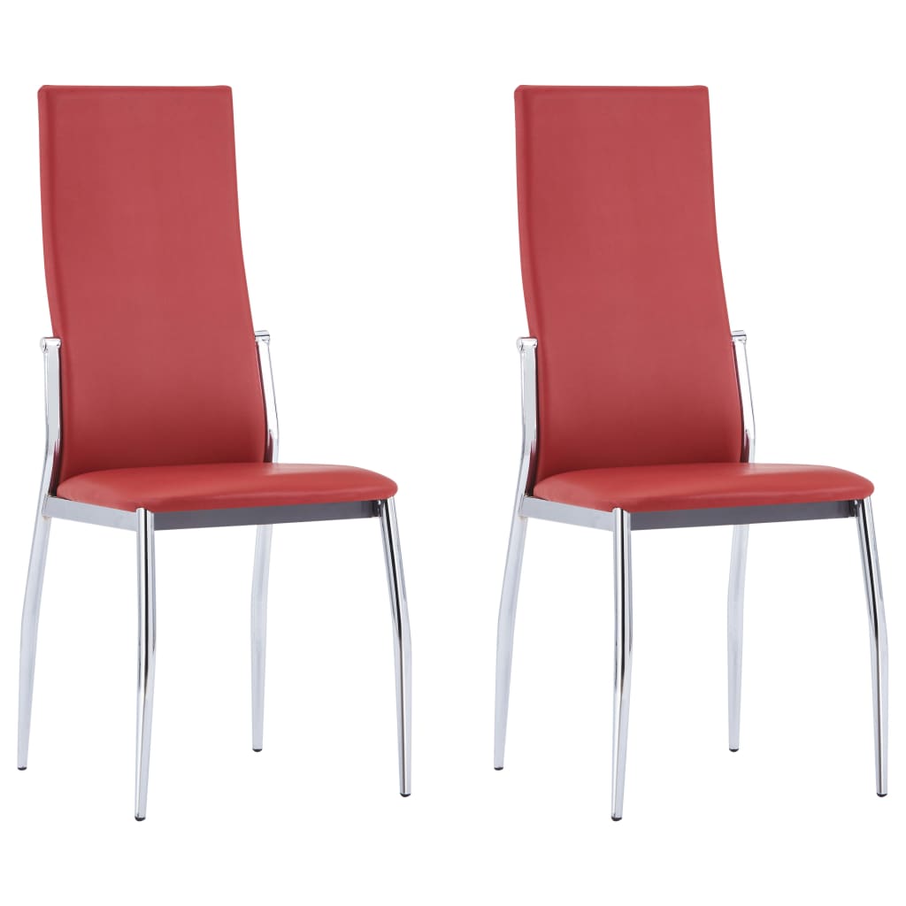 Dining Chairs 6 pcs Gray Faux Leather
