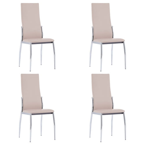 Dining Chairs 6 pcs Gray Faux Leather