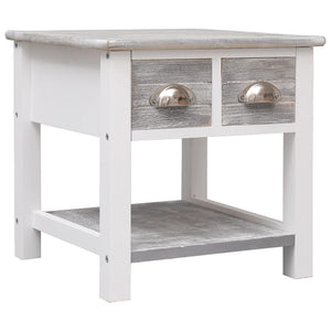 Side Table Gray 15.7