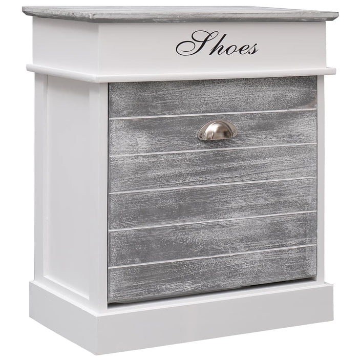 Shoe Cabinet Gray 19.7