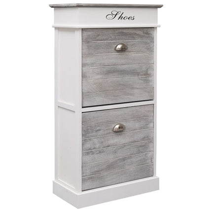 Shoe Cabinet Gray 19.7