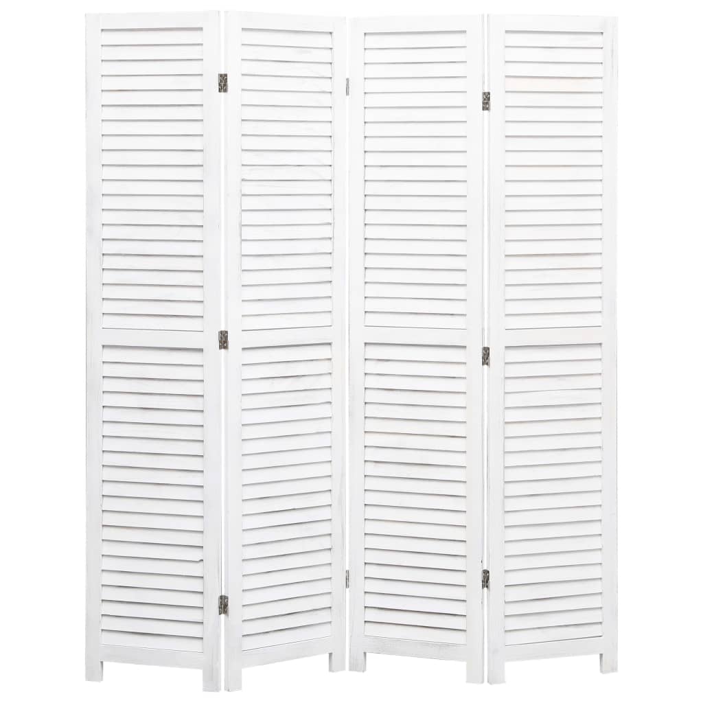 3-Panel Room Divider White 41.3