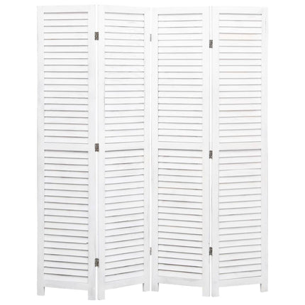 3-Panel Room Divider White 41.3