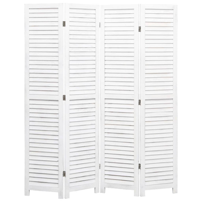 3-Panel Room Divider White 41.3