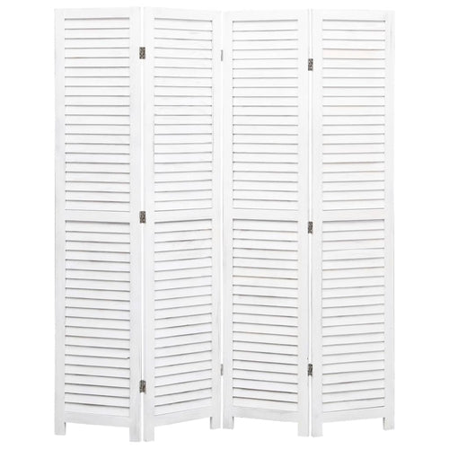 3-Panel Room Divider White 41.3