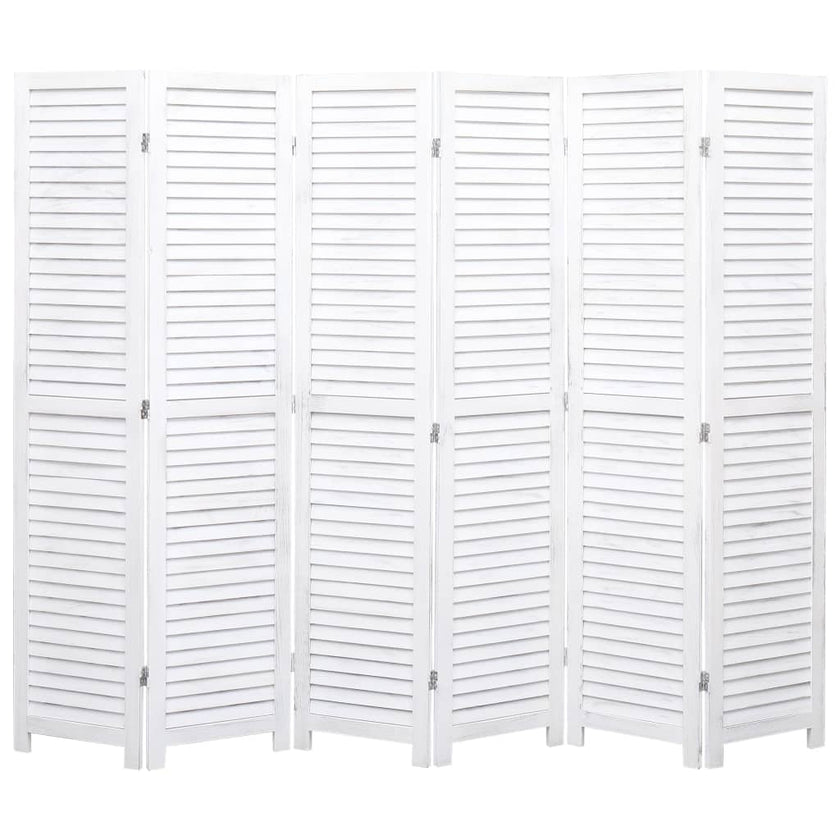 3-Panel Room Divider White 41.3