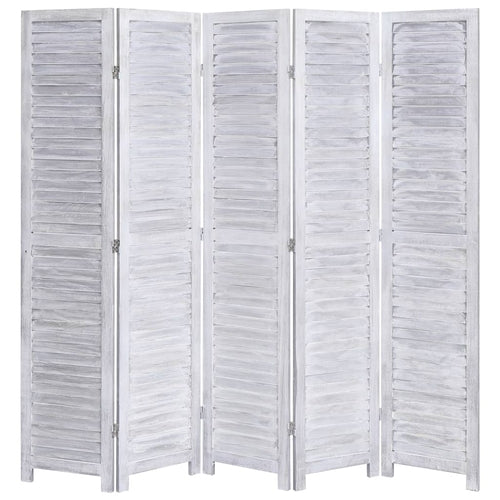 3-Panel Room Divider White 41.3