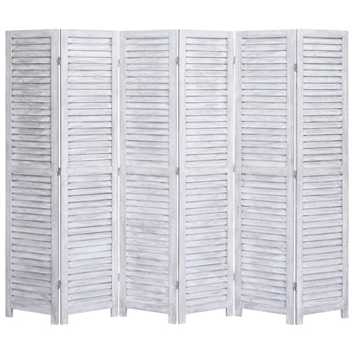 3-Panel Room Divider White 41.3
