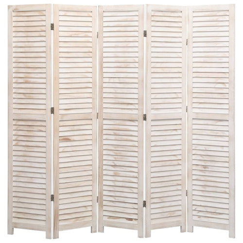 3-Panel Room Divider White 41.3