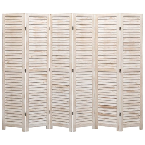 3-Panel Room Divider White 41.3