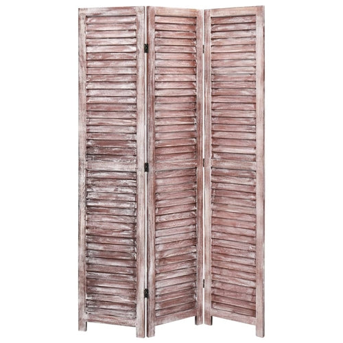 3-Panel Room Divider White 41.3