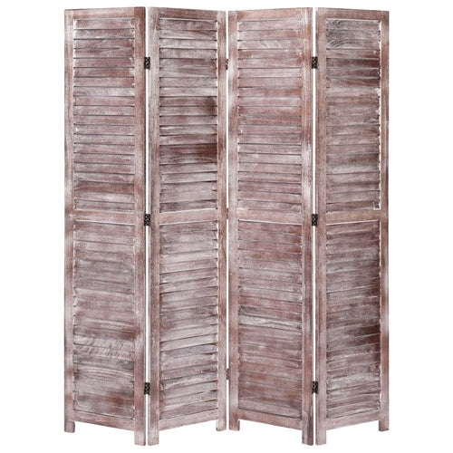 3-Panel Room Divider White 41.3
