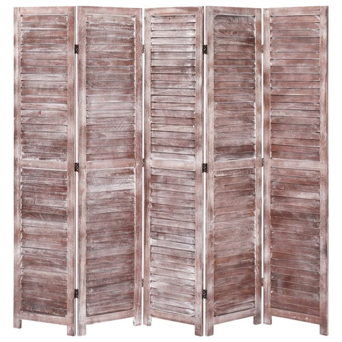 3-Panel Room Divider White 41.3