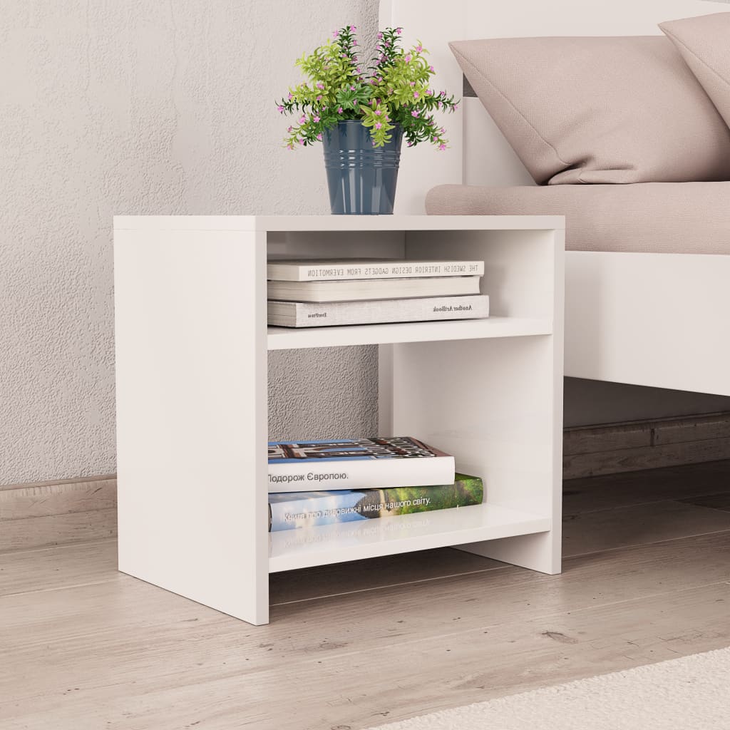 Side Cabinet White 15.7