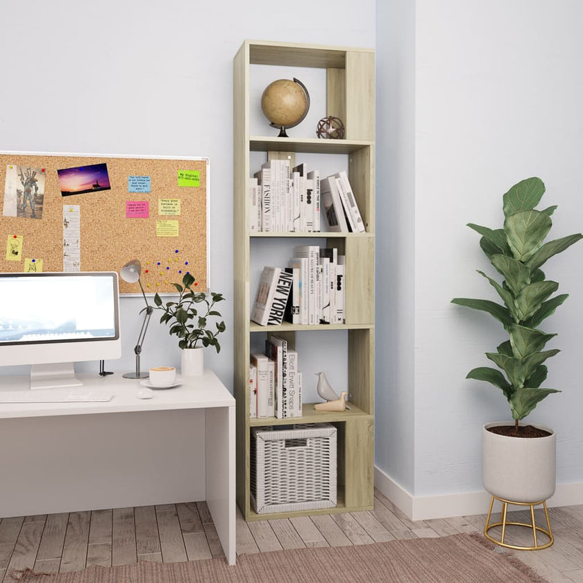 Book Cabinet/Room Divider White 17.7