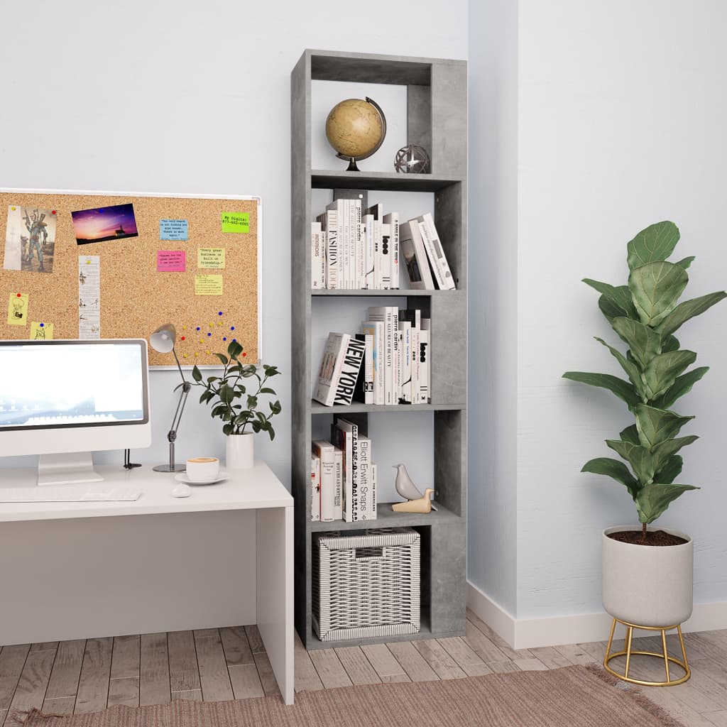 Book Cabinet/Room Divider White 17.7