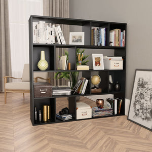 Room Divider/Book Cabinet Black 43.3