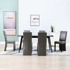 Dining Chairs Wine Red Faux Leather