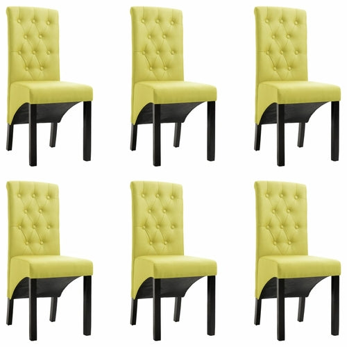 Dining Chairs 4 pcs Dark Gray Fabric