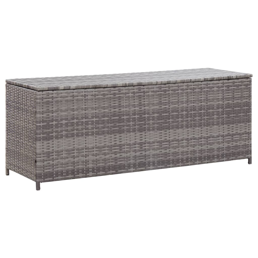 Garden Storage Box Gray 59.1