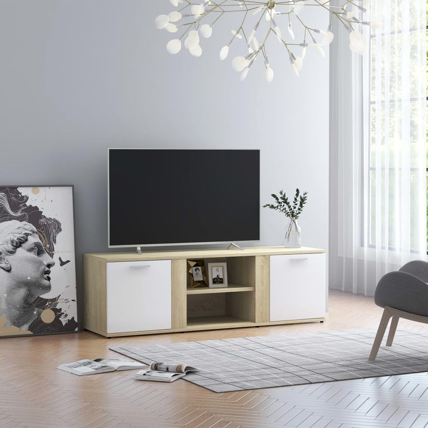 TV Cabinet White 47.2