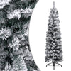 Slim Artificial Christmas Tree with Stand Green 59.1