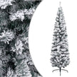Slim Artificial Christmas Tree with Stand Green 59.1