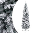 Slim Artificial Christmas Tree with Stand Green 59.1