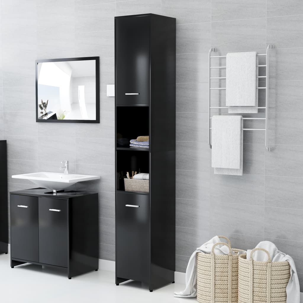 Bathroom Cabinet White 11.8