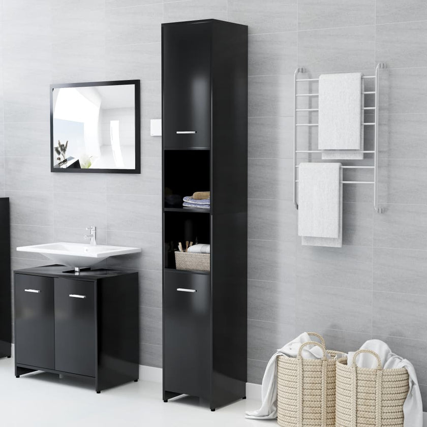 Bathroom Cabinet White 11.8