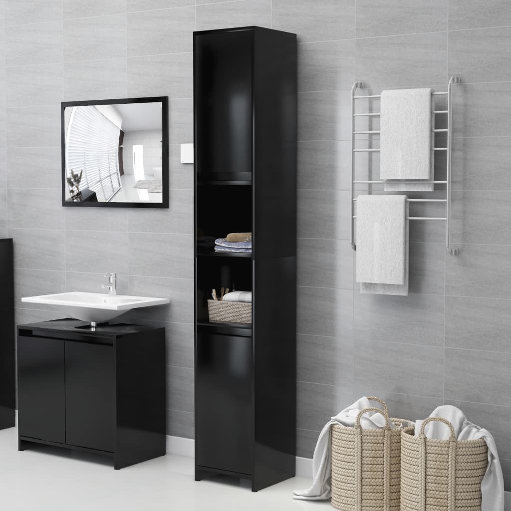 Bathroom Cabinet White 11.8