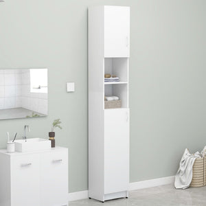 Bathroom Cabinet White 12.6